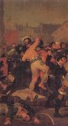Francisco de goya y Lucientes May 2,1808,in Madrid The Charge of the Mamelukes painting
